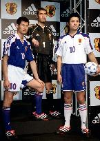 JFA unveils new 'go-faster' Japan uniform for 2001